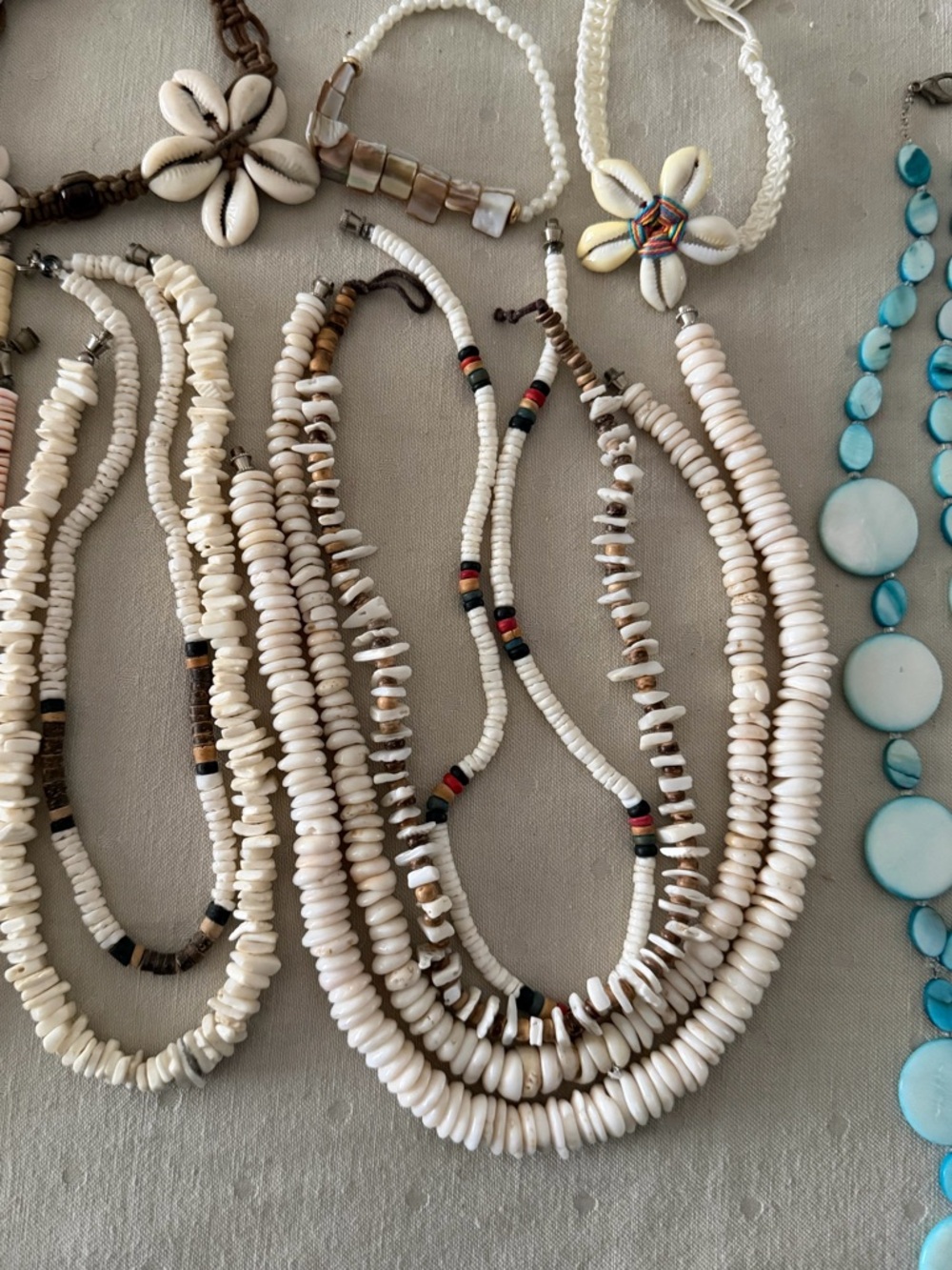 Bundle of Shell Jewelry – 15+ Pieces | Beachy Boho Coastal Collection - Picture 3 of 7